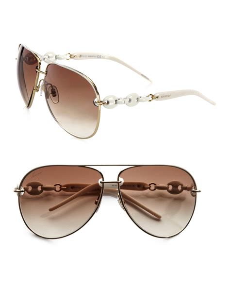 gucci aviator metallo 470475133308020|Women's Gucci Aviator Sunglasses .